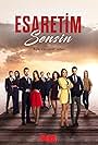 Yagmur Özbasmaci Mermer, Metehan Sahiner, Elif Güçkiran, Kerem Baydar, Gaye Alacaci, Elif Melda Yilmaz, Özgür Özberk, Basak Vural, Tuncer Yigci, and Selin Isik in Esaretim Sensin (2017)