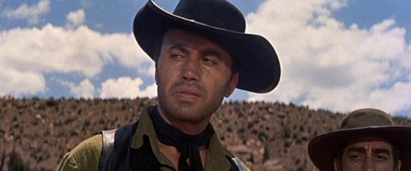 Michael Ansara and Richard Devon in The Comancheros (1961)