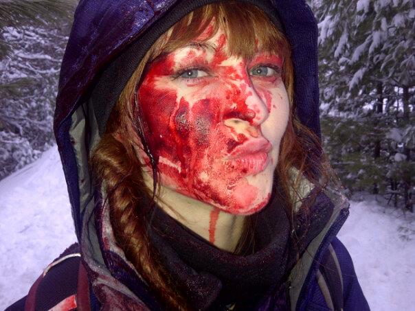 On set - Dead Of Winter