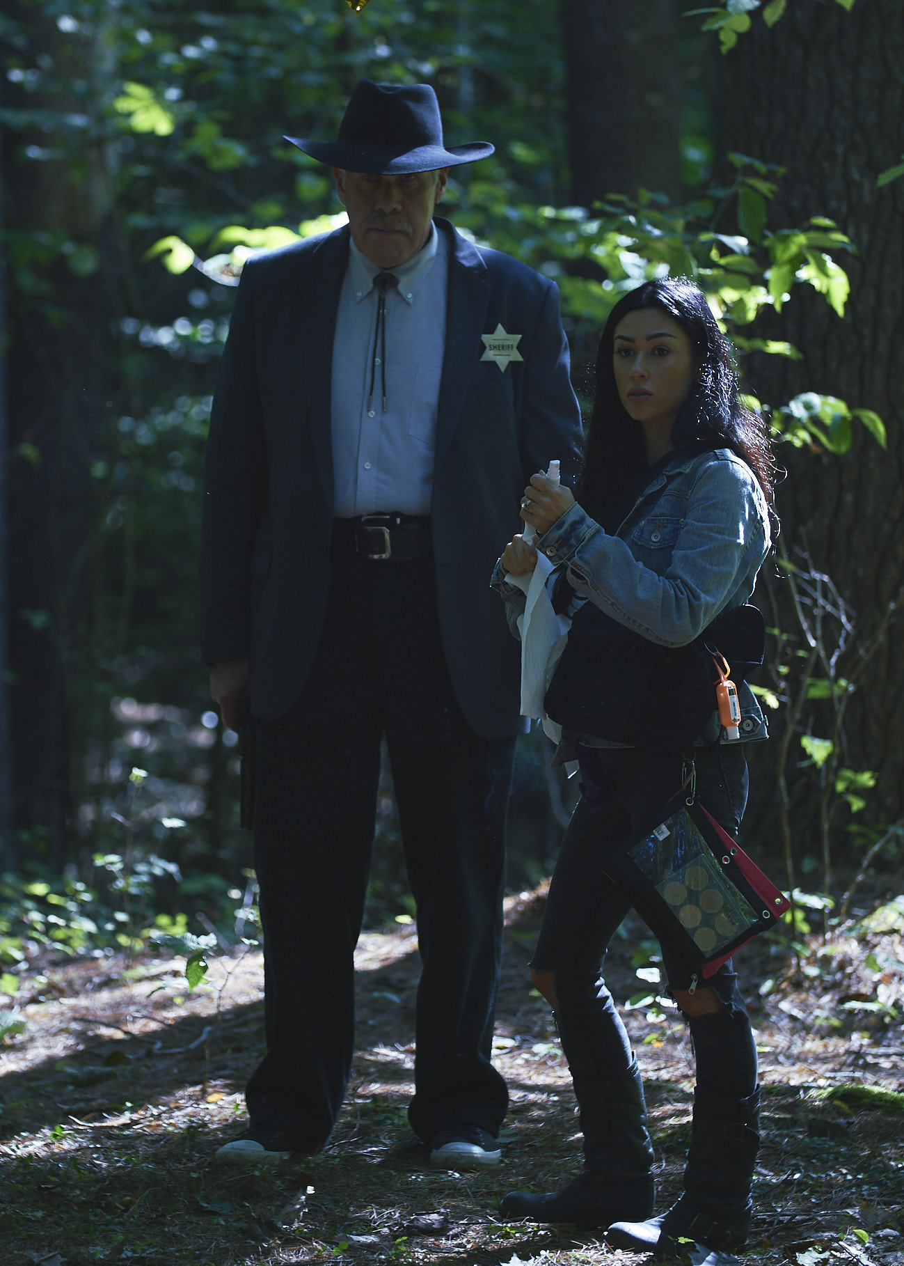 Ron Perlman and Doria Tremante in The Escape of Prisoner 614 (2018)