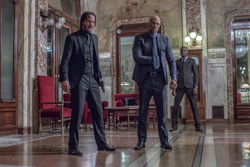 Keanu Reeves and Common in John Wick: Chapter 2 (2017)