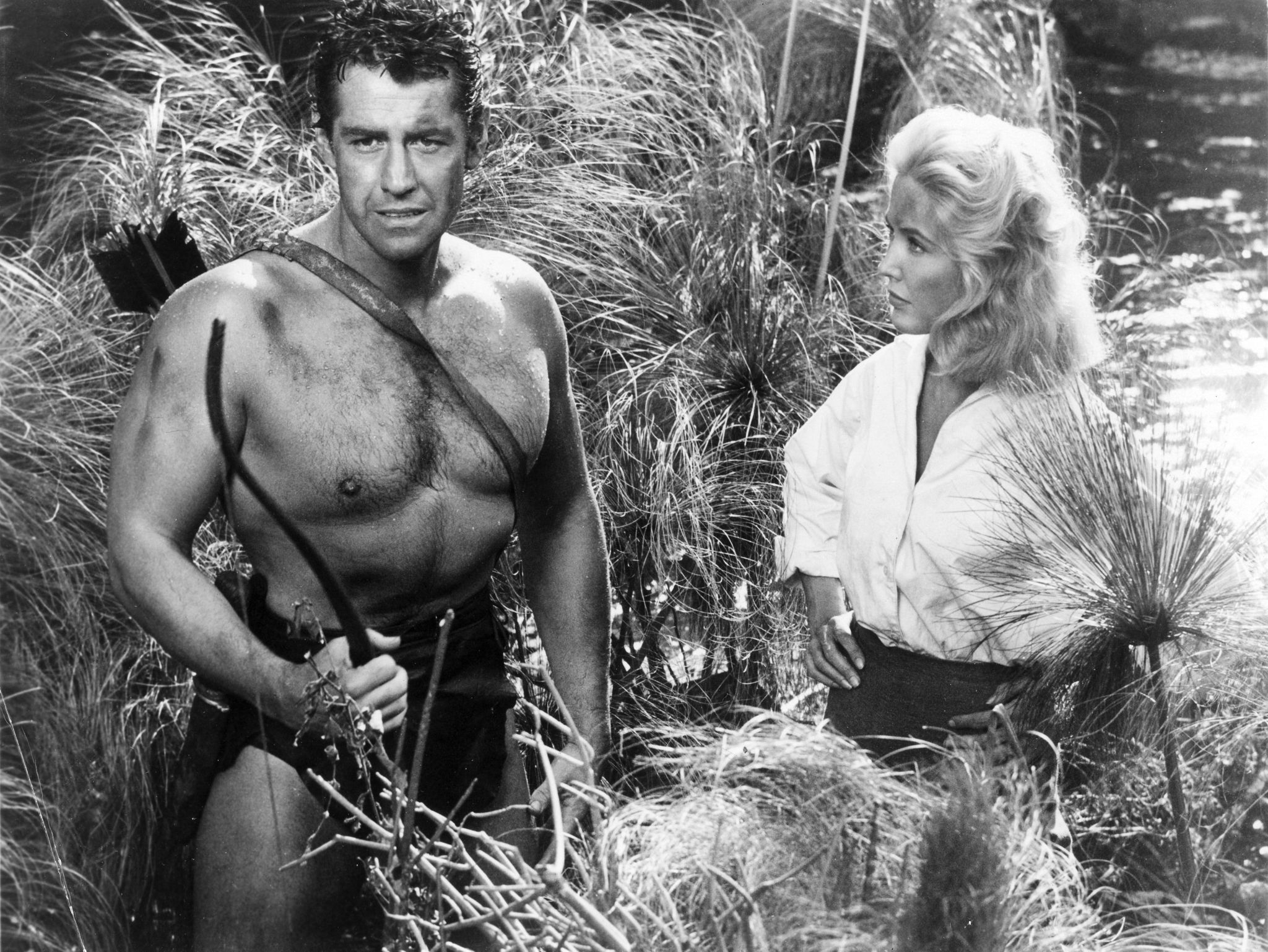 Gordon Scott and Sara Shane in Tarzan's Greatest Adventure (1959)