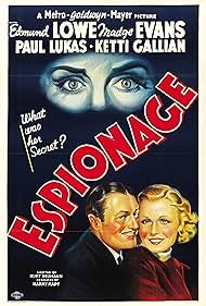 Madge Evans and Edmund Lowe in Espionage (1937)