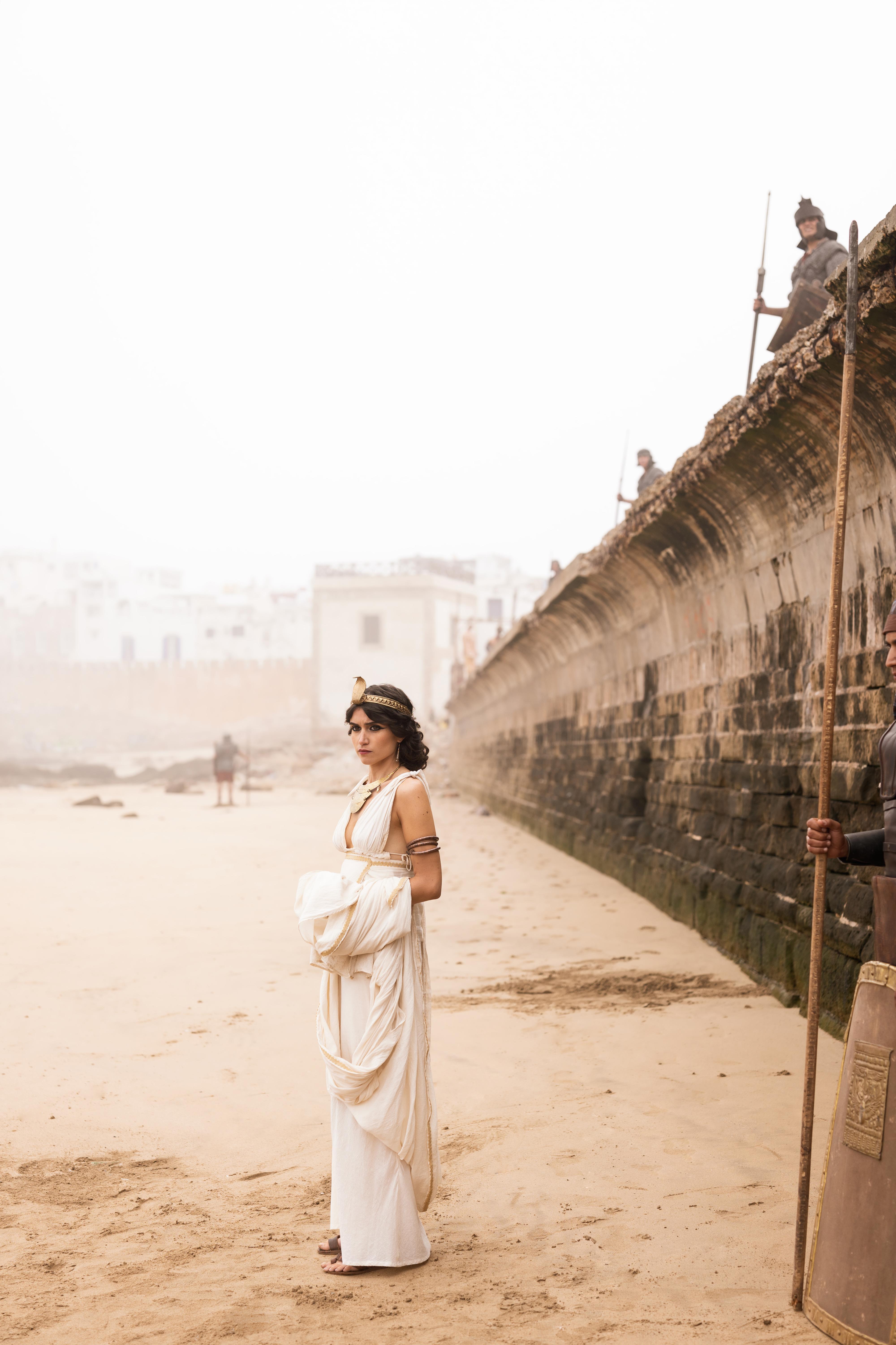 Simone Collins as Cleopatra in 'Ancient Empires - Cleopatra'