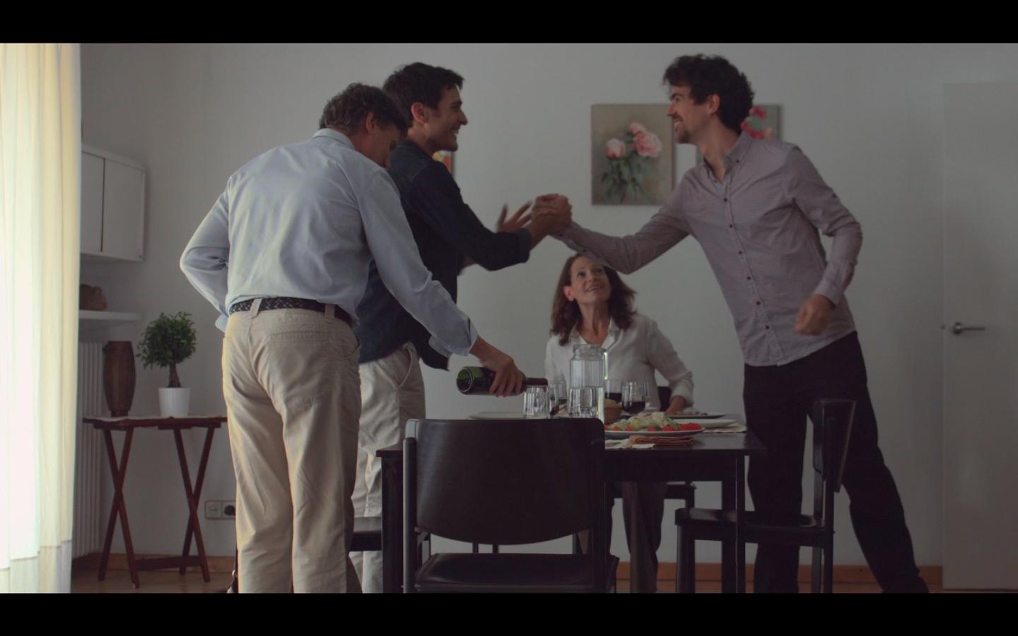 Raül Tortosa, Ricard Serra, Silvia Recasens, and Joaquim Udina in Petra (2015)