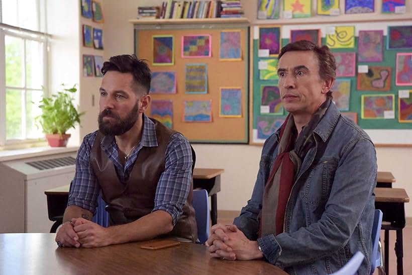 Steve Coogan and Paul Rudd in Ideal Home (2018)