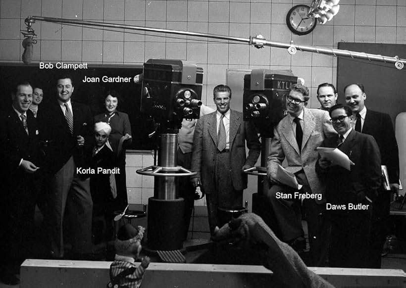 Daws Butler, Robert Clampett, Walker Edmiston, Stan Freberg, Korla Pandit, Joan Gardner, Eddie Resnick, Klaus Landsberg, and Robin Clark in Time for Beany (1949)