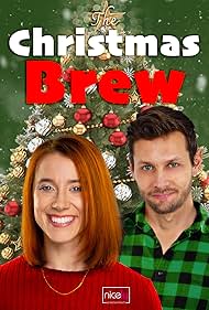 Kaitlyn Lunardi and James Liddell in The Christmas Brew (2024)