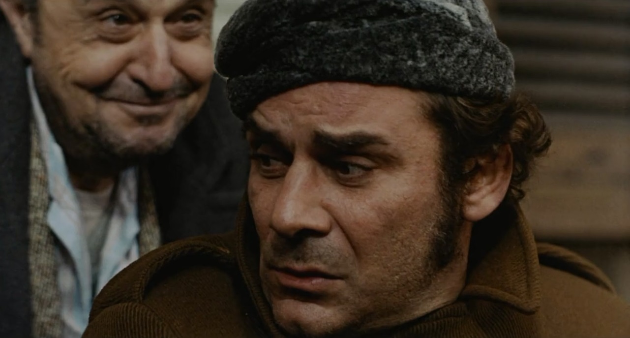 Gian Maria Volontè and Salvo Randone in The Working Class Goes to Heaven (1971)