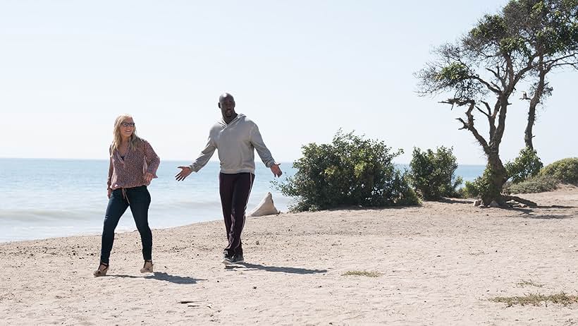 Rachael Harris and D.B. Woodside in Lucifer (2016)