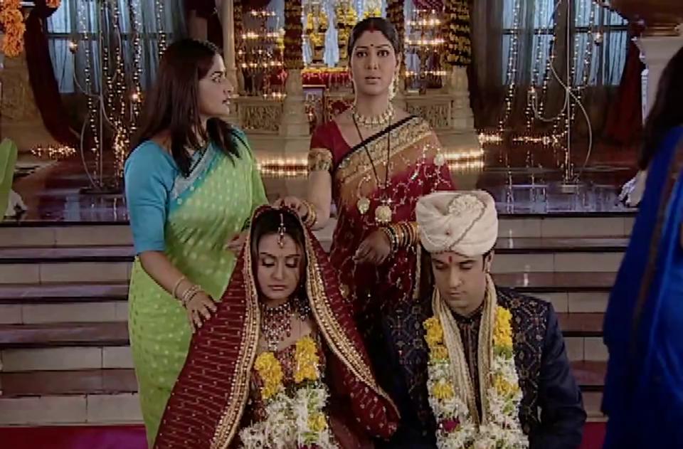 Aamir Ali, Sakshi Tanwar, and Tina Parekh in Episode #1.982 (2005)