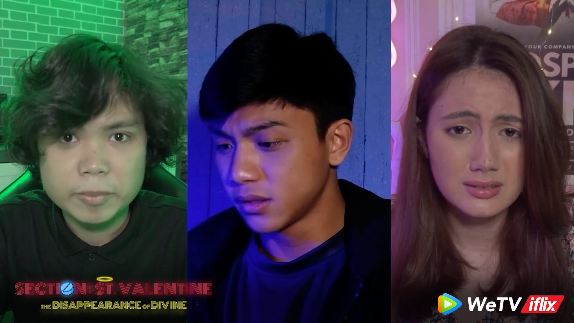 Jem Macatuno, Royce Cabrera, and Aedel Rose Peña in Section: St. Valentine - The Disapperance of Divine (2021)