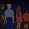 Mary Kay Bergman, Scott Innes, B.J. Ward, and Frank Welker in Scooby-Doo and the Alien Invaders (2000)