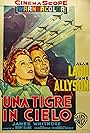 Alan Ladd and June Allyson in Una tigre in cielo (1955)