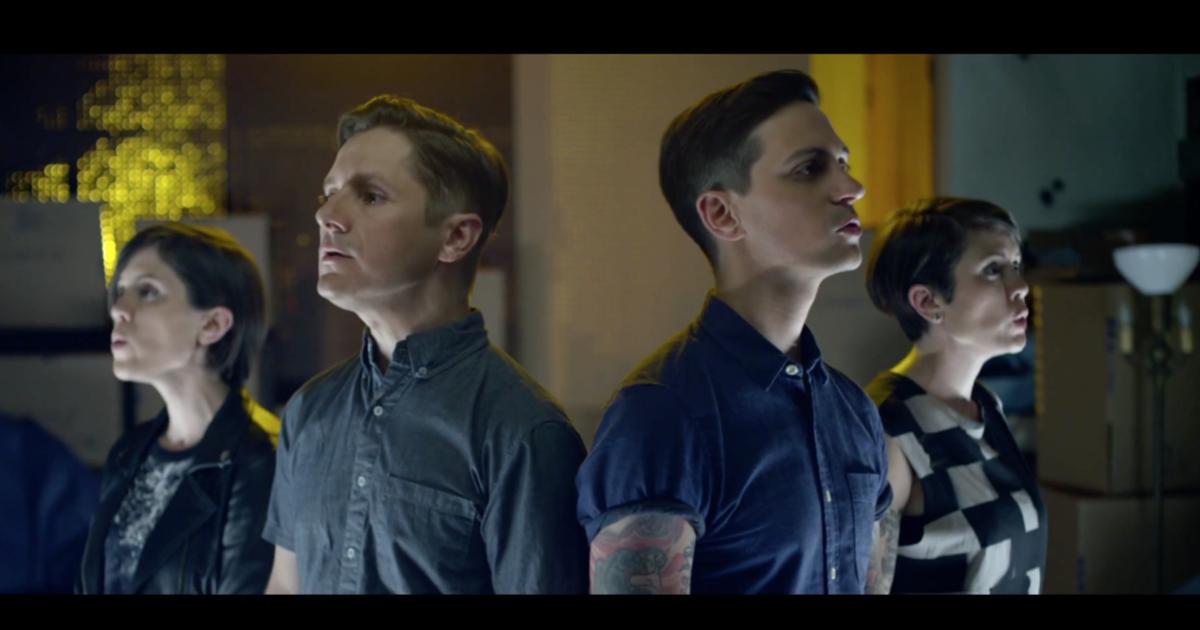 Blake Sennett, Tegan and Sara, Night Terrors of 1927, and Jarrod Gorbel in Night Terrors of 1927: When You Were Mine (2014)