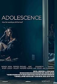 Jere Burns, Tommy Flanagan, Elisabeth Röhm, Romeo Miller, India Eisley, Ashley Avis, and Mickey River in Adolescence (2018)