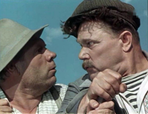 Nikolai Bratersky and Ivan Ryzhov in More zovyot (1956)