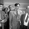 Basil Rathbone, Nigel Bruce, Gavin Muir, and Clarence Muse in Sherlock Holmes in Washington (1943)