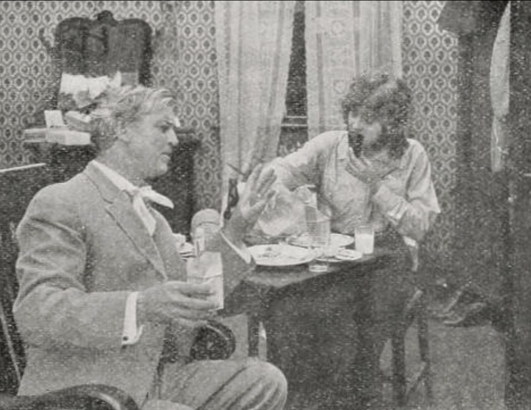 Hobart Bosworth and Jane Novak in A Little Brother of the Rich (1915)