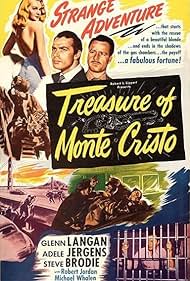 Steve Brodie, Adele Jergens, and Glenn Langan in Treasure of Monte Cristo (1949)