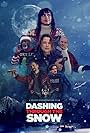 David Koechner, Isaiah Washington, Gillian White, James Di Giacomo, Prince Bagdasarian, Scottie Thompson, and Hunter Ives in Dashing Through the Snow