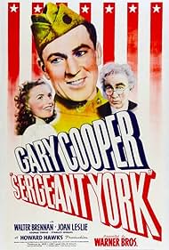 Gary Cooper, Walter Brennan, and Joan Leslie in Sergeant York (1941)