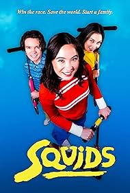 Diona Hill, Ryan Zorzut, and Tiana Hogben in Squids