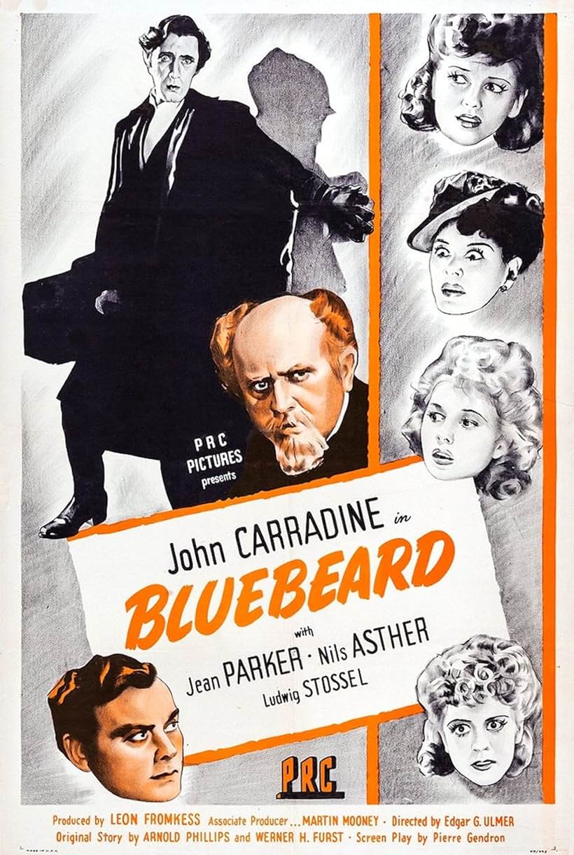 John Carradine, Nils Asther, Teala Loring, Jean Parker, Sonia Sorel, and Ludwig Stössel in Bluebeard (1944)