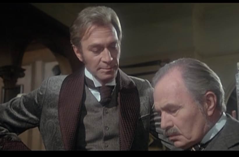 James Mason and Christopher Plummer in Murder by Decree (1979)