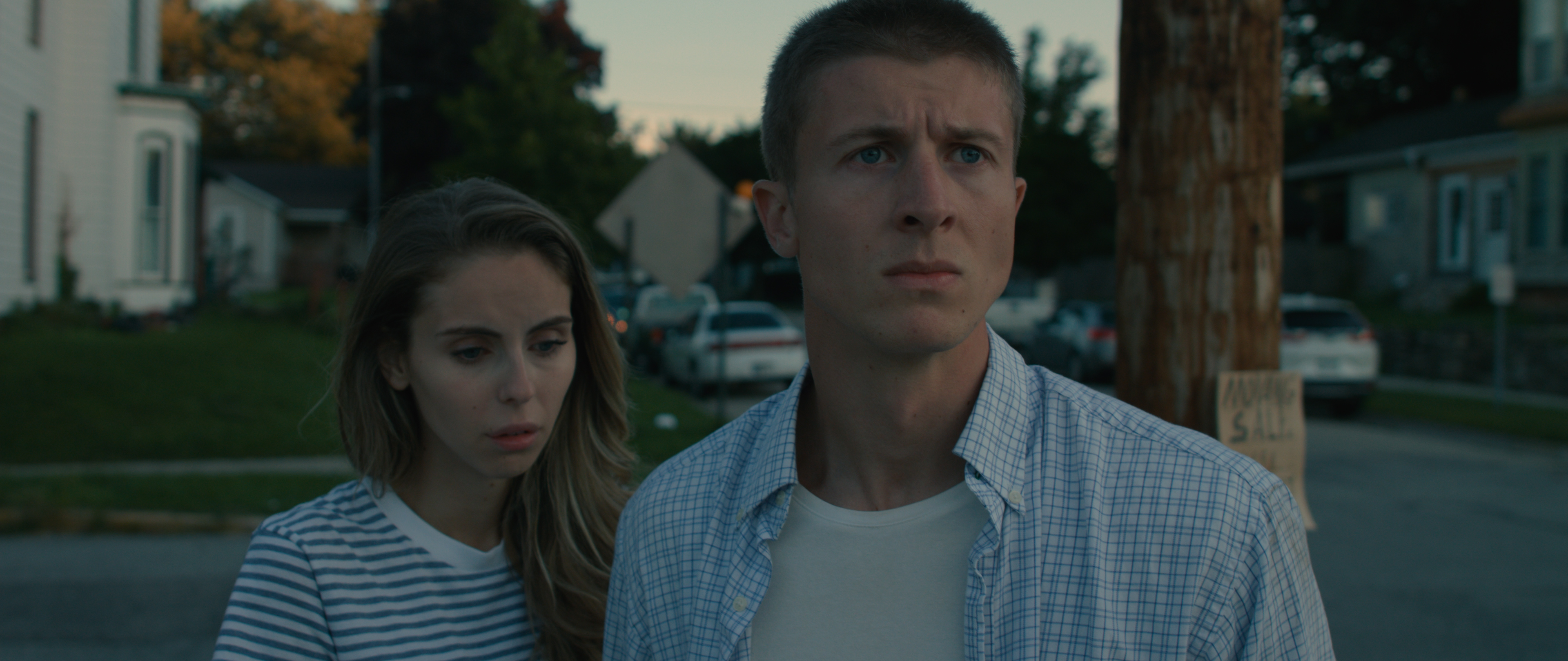 Jesse Charles and Brit MacRae in The Eden Theory (2021)