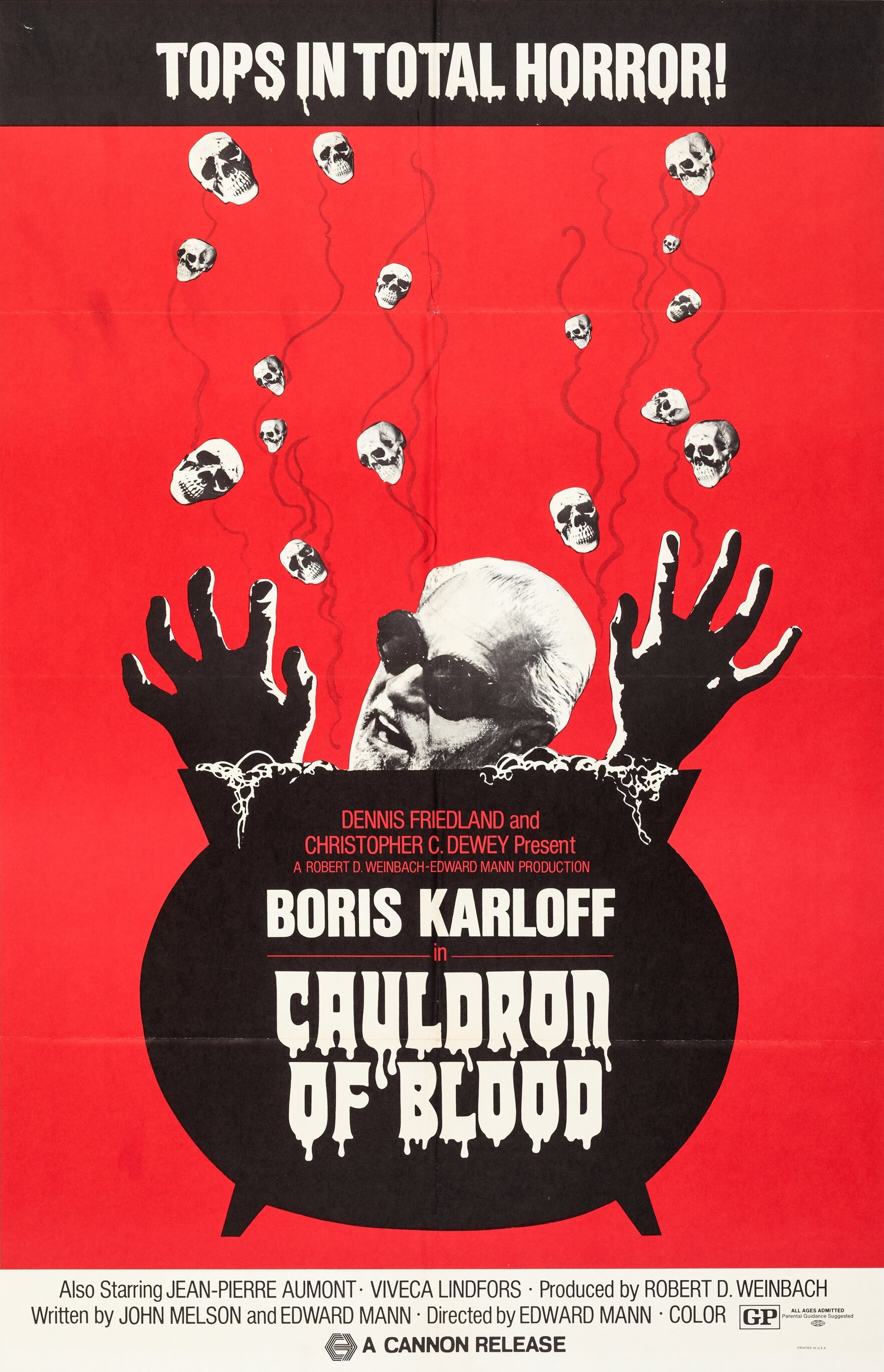 Boris Karloff in Cauldron of Blood (1968)