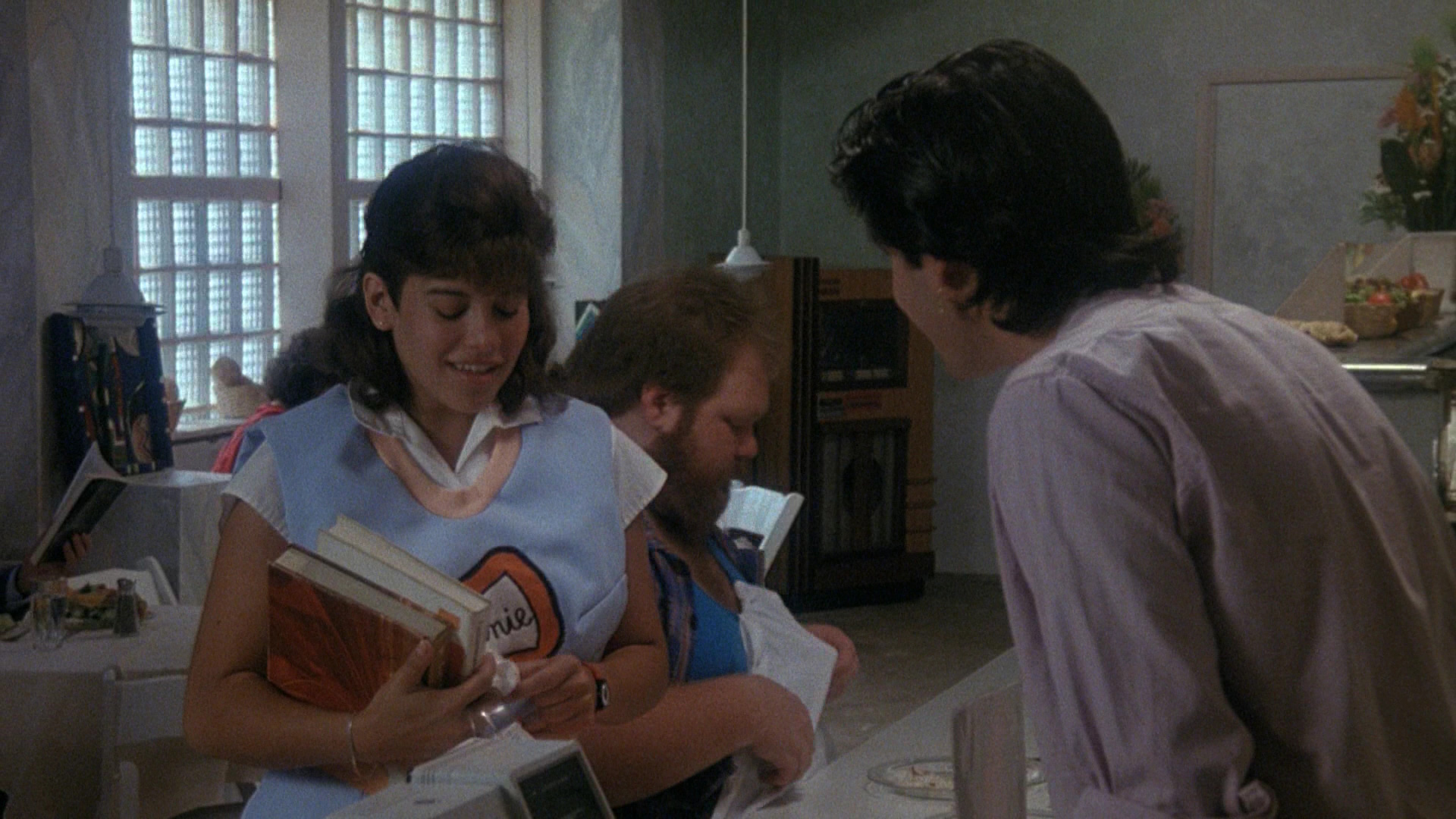 Rick Burks and Lisa Elaina in Blood Diner (1987)