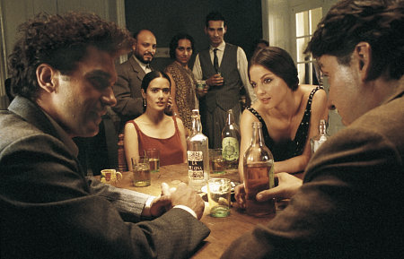 Antonio Banderas, Salma Hayek, Ashley Judd, and Alfred Molina in Frida (2002)