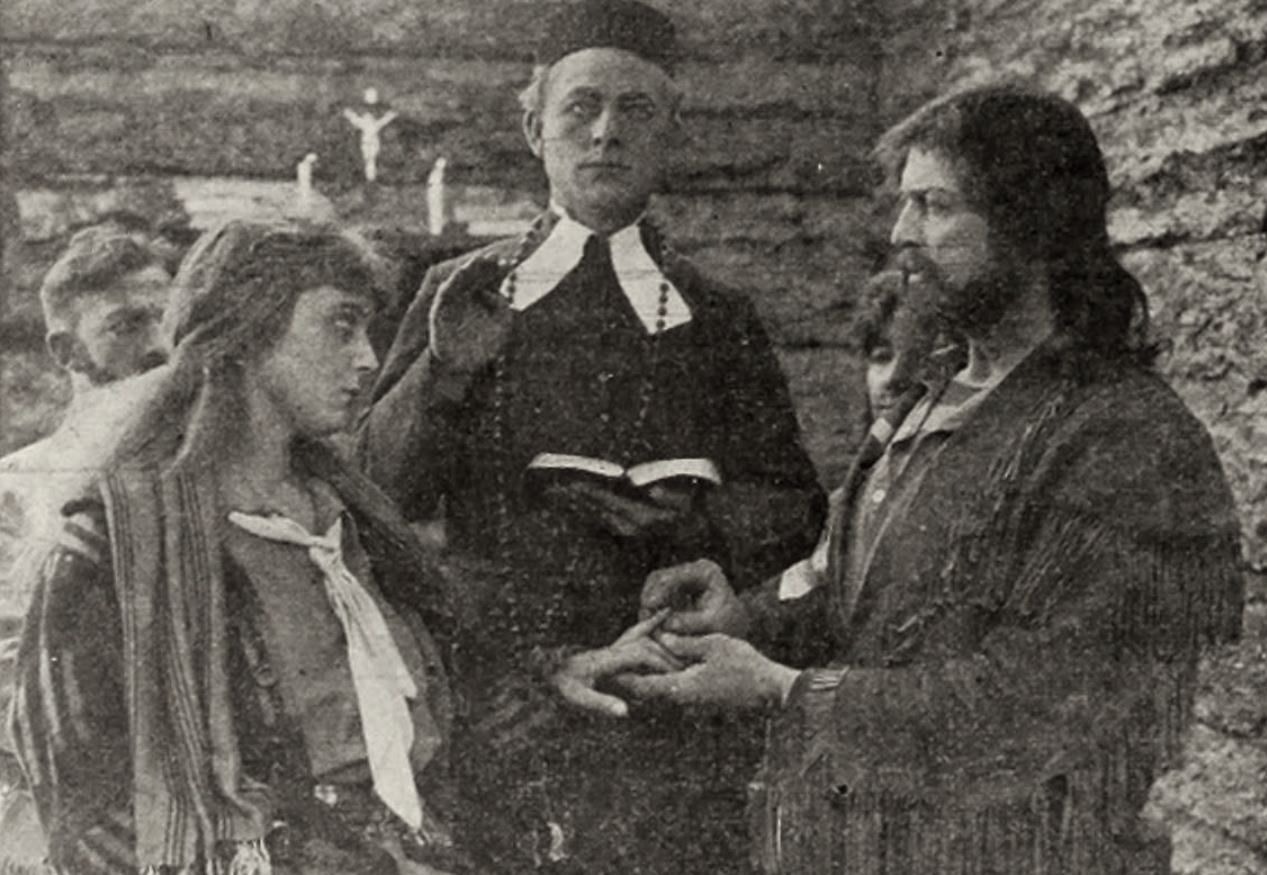 Hobart Bosworth, Anna Lehr, Norval MacGregor, and Jane Novak in The White Scar (1915)