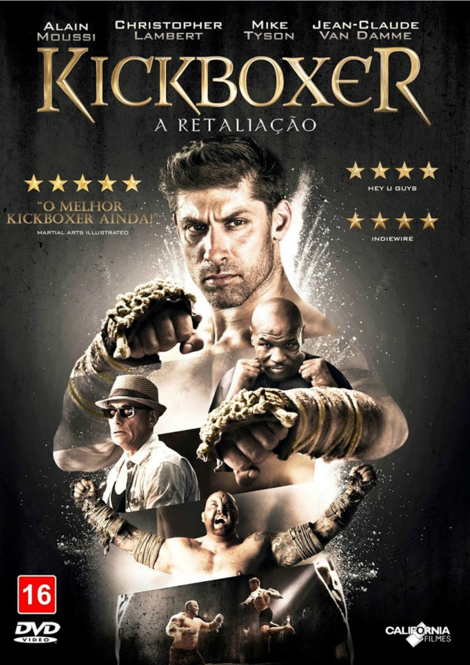 Jean-Claude Van Damme, Christopher Lambert, Mike Tyson, Alain Moussi, and Hafþór Júlíus Björnsson in Kickboxer: Retaliation (2018)