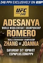 Weili Zhang, Yoel Romero, Joanna Jedrzejczyk, and Israel Adesanya in UFC 248 Prelims (2020)