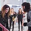 Paige Turco, Eliza Taylor, Zach McGowan, Jarod Joseph, and Nadia Hilker in The 100 (2014)