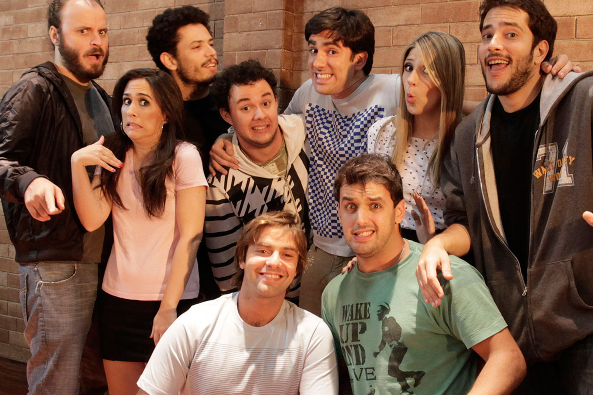 Marcelo Adnet, Paulinho Serra, Bento Ribeiro, Dani Calabresa, and Tatá Werneck in Comédia MTV (2010)