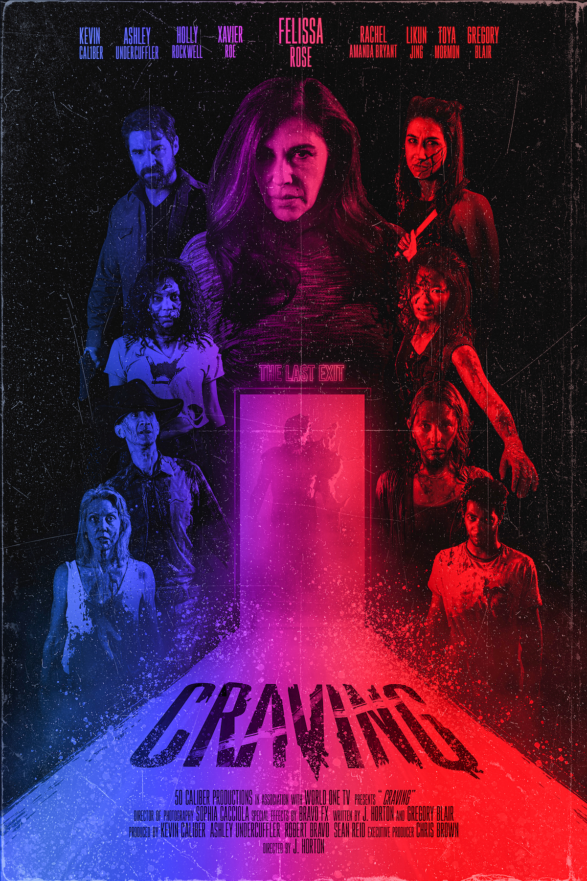 Felissa Rose, Toya Morman, Xavier Roe, Gregory Blair, Ashley Undercuffler, Rachel Amanda Bryant, Holly Rockwell, and Kevin Caliber in Craving (2023)