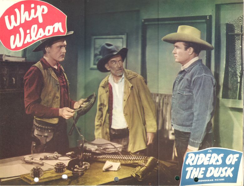 Andy Clyde, Myron Healey, and Whip Wilson in Riders of the Dusk (1949)