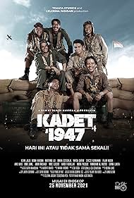 Fajar Nugra, Kevin Julio, Omara N. Esteghlal, Chicco Kurniawan, Marthino Lio, Bisma Karisma, and Wafda Saifan Lubis in Cadet 1947 (2021)