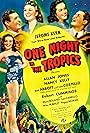 Robert Cummings, Allan Jones, Nancy Kelly, and Peggy Moran in One Night in the Tropics (1940)