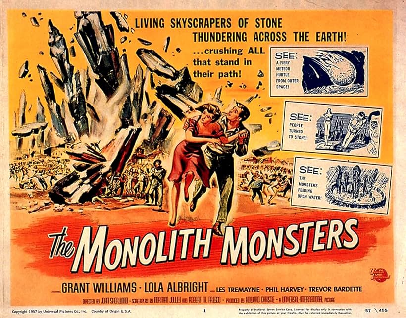 Lola Albright and Grant Williams in The Monolith Monsters (1957)