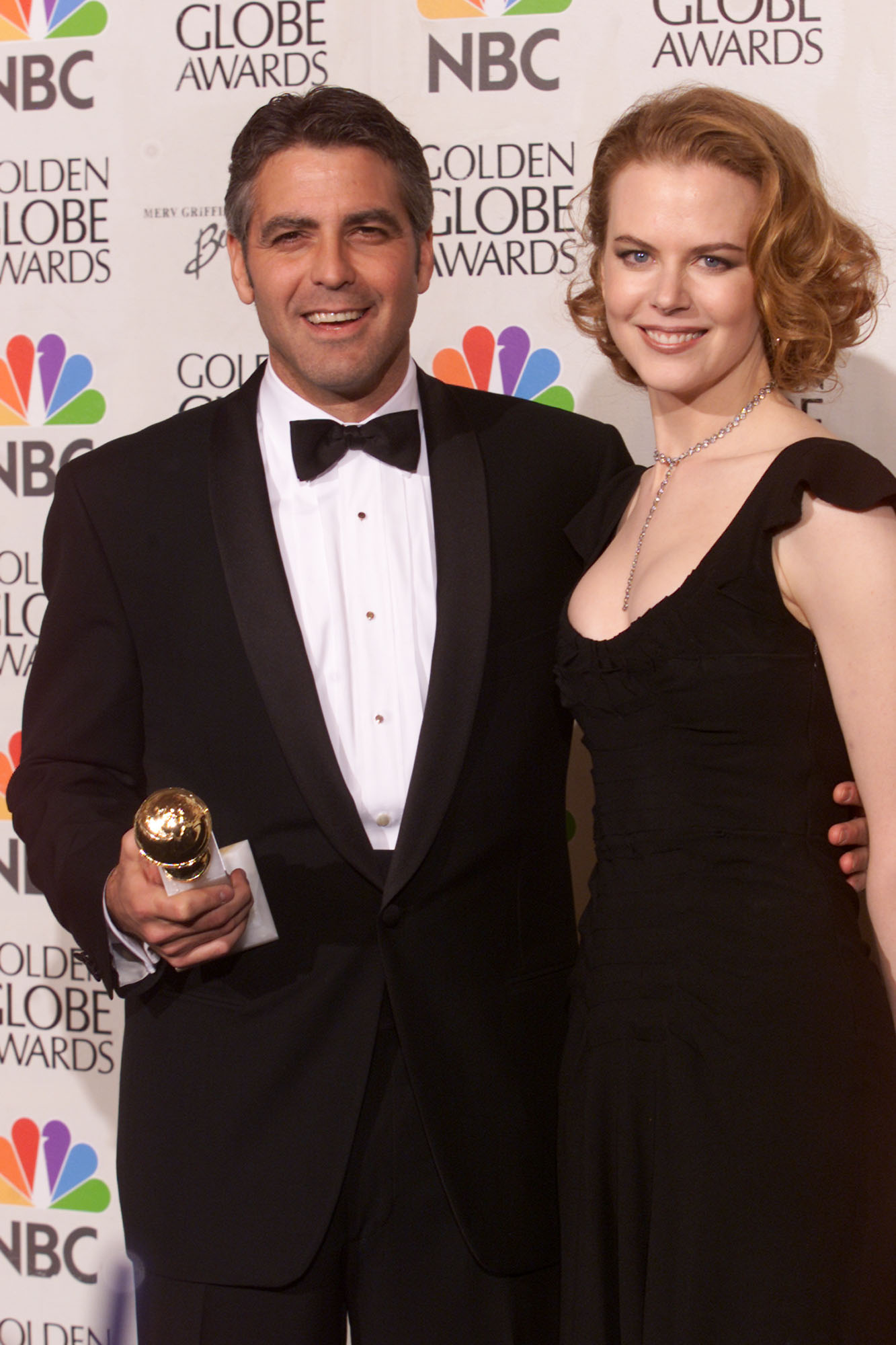 George Clooney and Nicole Kidman at an event for The 58th Annual Golden Globe Awards 2001 (2001)