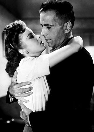 Humphrey Bogart and Ida Lupino in "High Sierra," 1941 Warner Bros.