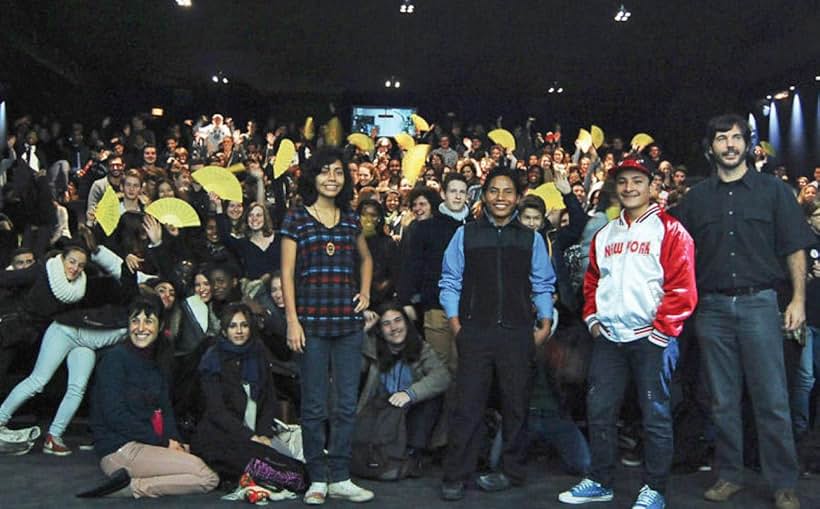 Diego Quemada-Diez, Rodolfo Domínguez, Karen Martínez, and Brandon López at an event for The Golden Dream (2013)