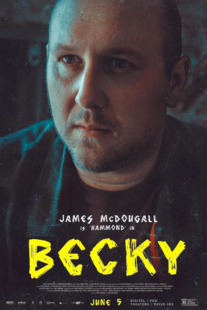 Character poster for Hammond in the feature film 'Becky'