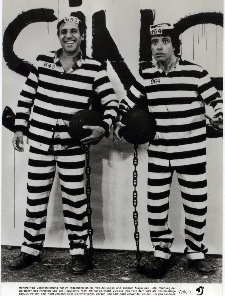 Adriano Celentano and Enrico Montesano in Sing Sing (1983)