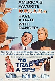 Robert Vaughn, Pat Crowley, and Luciana Paluzzi in To Trap a Spy (1964)