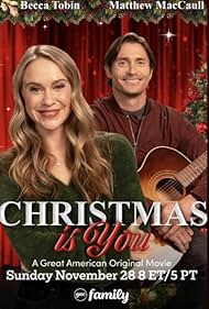 Matthew MacCaull and Becca Tobin in Christmas Is You (2021)